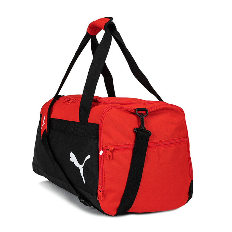 puma gym bag black and red 07291101